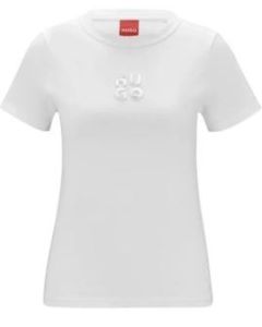 Hugo t-shirt 50490593 100 biały XS Kolor biały Rozmiar1 XS
