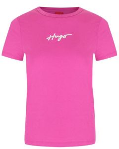 Hugo t-shirt 50508289 652 amarantowy  XS Kolor amarantowy Rozmiar1 XS