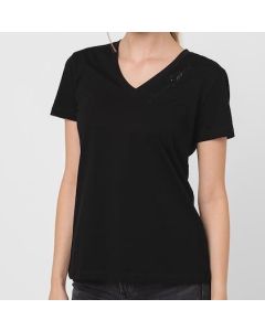 Armani Exchange t-shirt 6DYT54 YJG3Z 1200 czarny L Kolor czarny Rozmiar1 L
