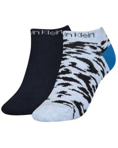 Calvin Klein skarpety 701218778 002  niebieski OS Kolor niebieski Rozmiar2 OS