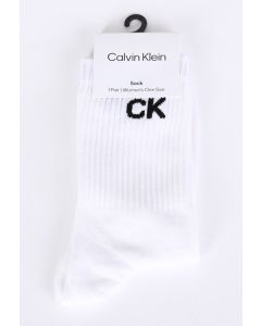 Calvin Klein skarpety 701218784 002 biały OS Kolor biały Rozmiar2 OS