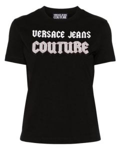 VJ t-shirt 77HAHC02CJ01C 899 czarny