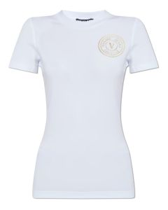 VJ t-shirt 77HAHT00 77DP608 G03 biały 