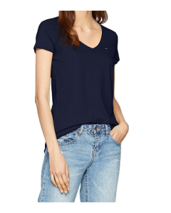 Tommy Jeans t-shirt TJW Soft Jersey V-Neck Tee