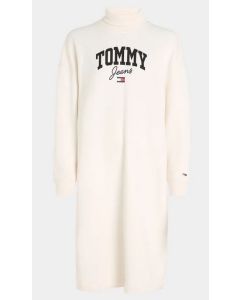 Tommy Jeans sukienka DW0DW16462 YBH beżowy M Kolor beżowy Rozmiar1 M