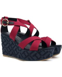 TH buty TH Pattern Wedge Sandal