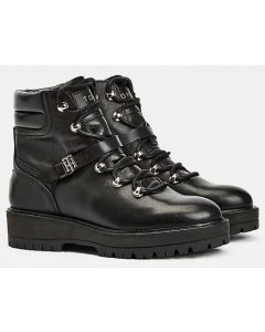 TH buty Polished Leather Flat Boot
