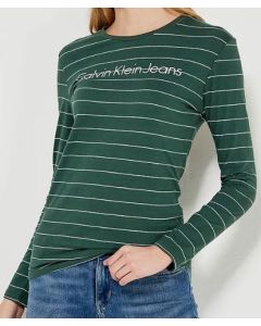 CKJ t-shirt J20J206434 347 zielony L