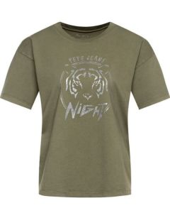Pepe Jeans t-shirt Charlotte PL504345 781 khaki XS Kolor khaki Rozmiar1 XS