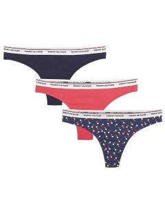 TH majtki 3P Thong Sport Print UW0UW01608 031 