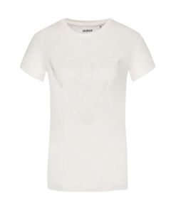 GU t-shirt V2RI13K8HM0 G6K5 kremowy