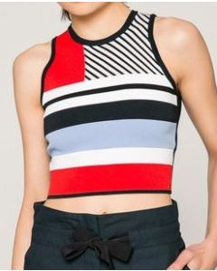 Tommy Hilfiger top Pilaux Graphic granatowy M Kolor granatowy Rozmiar1 M