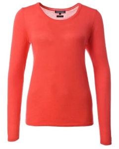 Tommy Hilfiger sweter Guvera Scoop-NK SWTR pomarańczowy L Kolor pomarańczowy Rozmiar1 L
