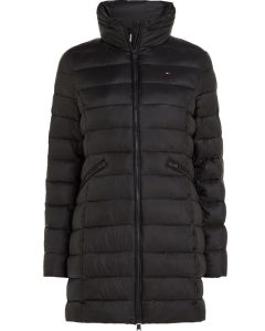 TH kurtka Padded Global Stripe Coat czarny