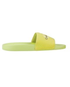 CKJ buty Slide Monogram Co limonka 