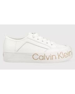CKJ buty Vulc Flatf Low Wrap Around Logo biały 